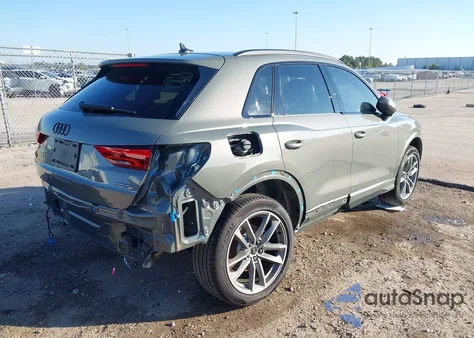 2025 Audi Q3 Premium 45 Tfsi S Line Quattro Tiptronic from USA, damaged, VIN WA1DECF3XS1071171